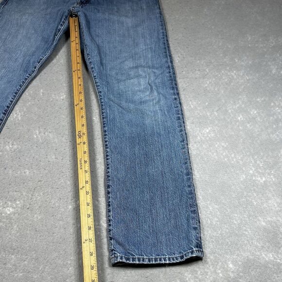 Polo Ralph Lauren Jeans Mens 34x29 Blue Denim Slim Straight Classic RL Red Logo - Picture 6 of 14